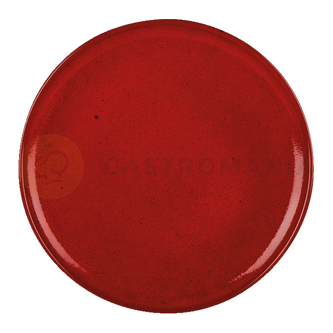 Tanier na pizzu z porcelánu, Ø 32 cm, červený | PORLAND, Seasons Magma