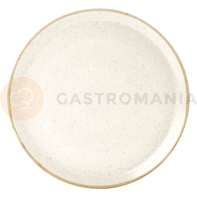 Tanier na pizzu z porcelánu, Ø 32 cm, krémový | PORLAND, Seasons Sand