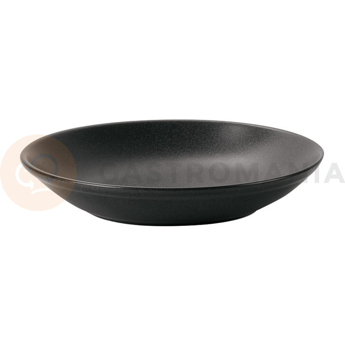 Tanier z porcelánu coupe, Ø 26 cm, čierny | PORLAND, Seasons Coal