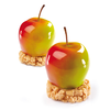 Silikónová forma na dezert - jablko,  400x300 mm, 20 porcií, 55x48 mm, 90 ml - PX4330S | PAVONI, Apple