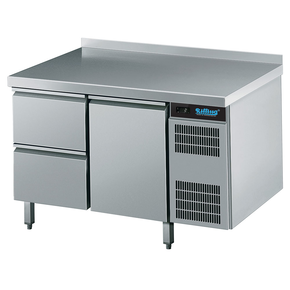 Chladiaci stôl 2 zásuvky a dvere 270 l, 1250x700x850 mm | RILLING, AKT EK721 1601-2/1