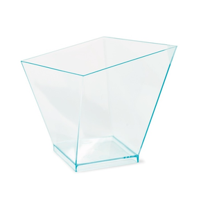 Plastový kelímok na dezerty a monoporcie 60 ml Charme, transparentný tyrkys | ALCAS, 257/4