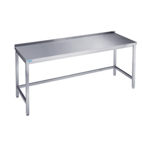 Pracovný stôl 1600x700x900mm s pracovnou doskou a zadnou lištou | RILLING, ATO 0716C 0000