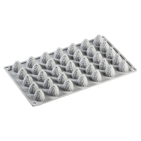Silikónová forma na predkrmy, 35x malina 24x27 mm, 7 ml, 300x175 mm - GG017S | PAVONI, Berry