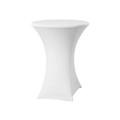 Okrúhly obrus na cateringový stôl, biely, priemer: 70-85 cm | HENDI, Symposium