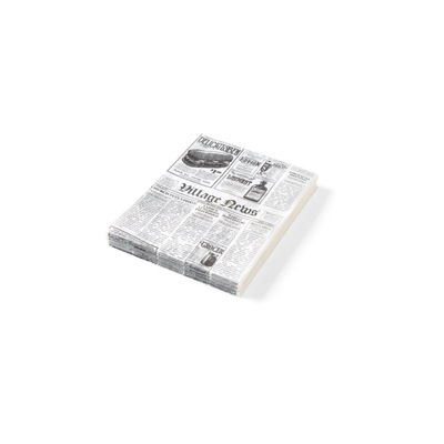 Pergamenový papier s novinovou potlačou 20x25 cm | HENDI, 678121