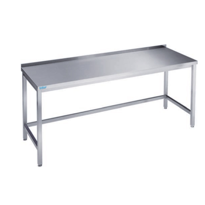 Pracovný stôl 1000x700x900mm s pracovnou doskou a zadnou lištou | RILLING, ATO 0710C 0000