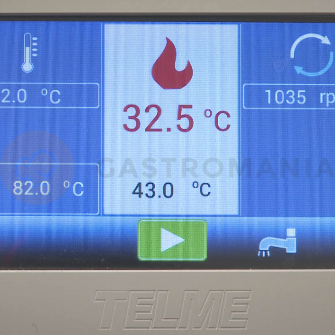 Pastér na zmrzlinu 30-60 l/cyklus - dotykové ovládanie, chladený vodou | TELME, Ecomix T 60