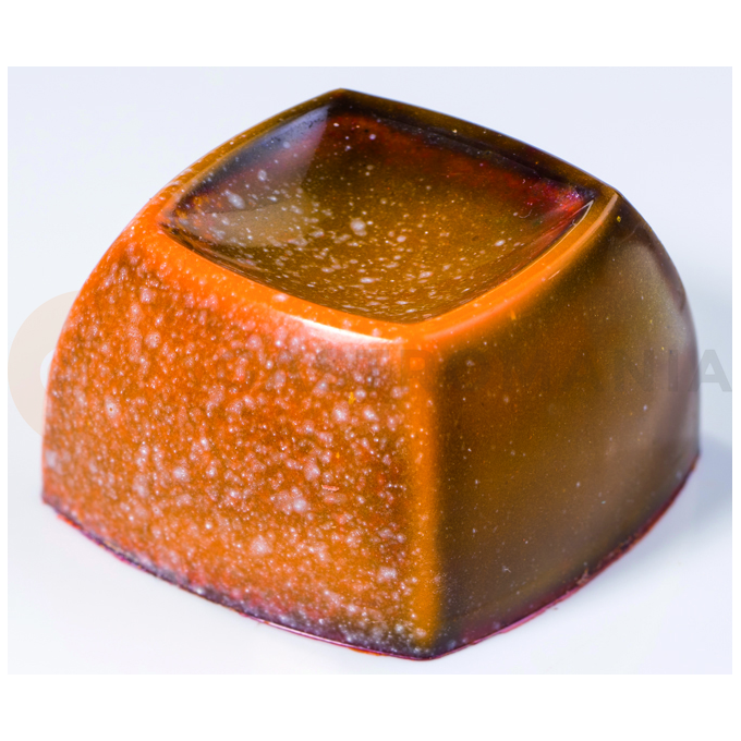 Polykarbonátová forma na pralinky a čokoládu, hranaté - 28 ks x 11g, 28x28x16 mm - MA1982 | MARTELLATO, Modern