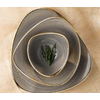 Obdĺžnikový servírovací tanier, sivý, ručne zdobený 29,5 cm x 15 cm | CHURCHILL, Stonecast Peppercorn Grey
