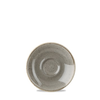 Podšálka sivá, ručne zdobená 11,8 cm | CHURCHILL, Stonecast Peppercorn Grey