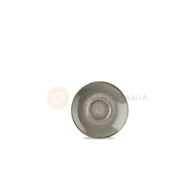 Podšálka sivá, ručne zdobená 15,5 cm | CHURCHILL, Stonecast Peppercorn Grey