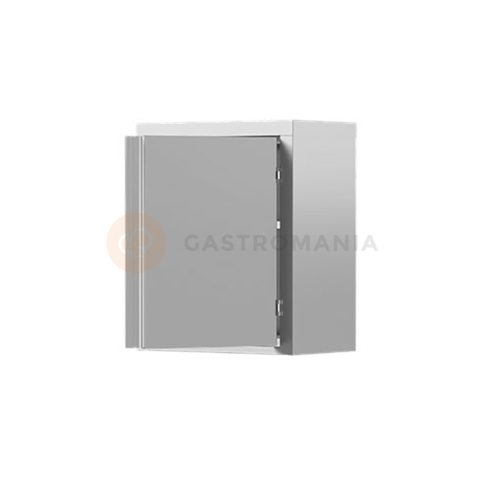 Závesná skrinka z nerezovej ocele 400x400x600 mm | ASBER, HC-44-HD