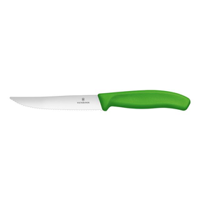 Nôž na pizzu, zúbkovaný, zelený | VICTORINOX, Swiss Classic, 6.7936.12L4
