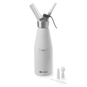 Sifón na prípravu šľahačky, hliníkový, Kitchen Line, 0,5 l | HENDI, 588369