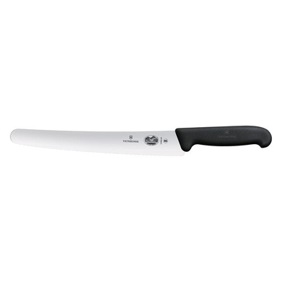 Cukrársky nôž, zúbkovaný, 26 cm, čierny | VICTORINOX, Fibrox, 5.2933.26
