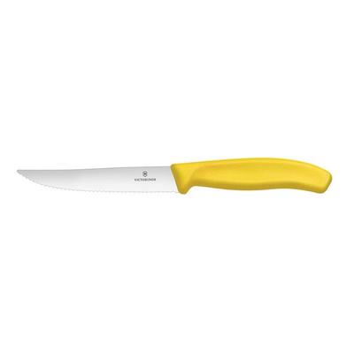 Nôž na pizzu, zúbkovaný, žltý | VICTORINOX, Swiss Classic, 6.7936.12L8