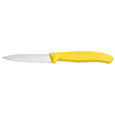 Nôž na zeleninu, hladký, 8 cm, žltý | VICTORINOX, Swiss Classic, 6.7606.L118