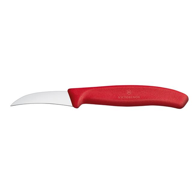 Nôž na zeleninu, zahnutý, 60 mm, červený | VICTORINOX, Swiss Classic, 6.7501