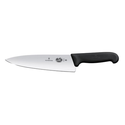 Profi kuchynský nôž, 20 cm, čierny | VICTORINOX, Fibrox, 5.2063.20