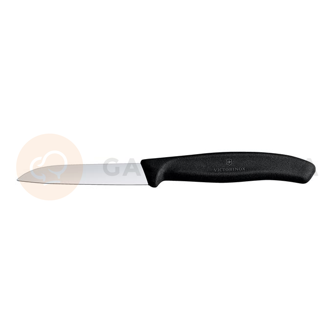 Nôž na oberanie, 8 cm, čierny | VICTORINOX, Swiss Classic, 6.7403