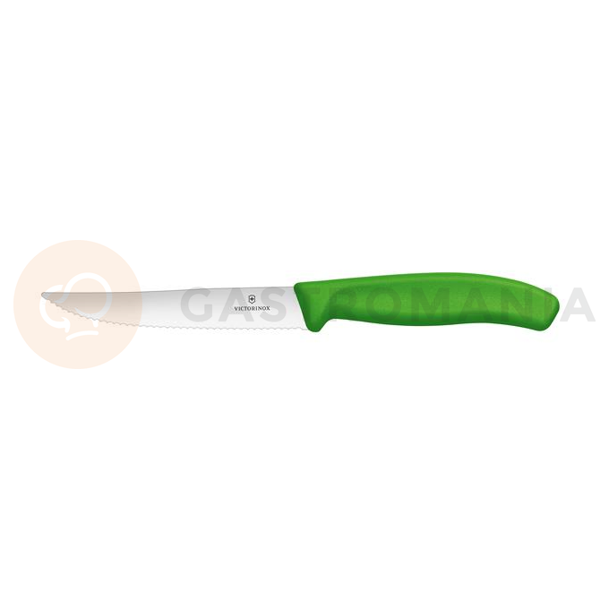 Nôž na pizzu, zúbkovaný, zelený | VICTORINOX, Swiss Classic, 6.7936.12L4