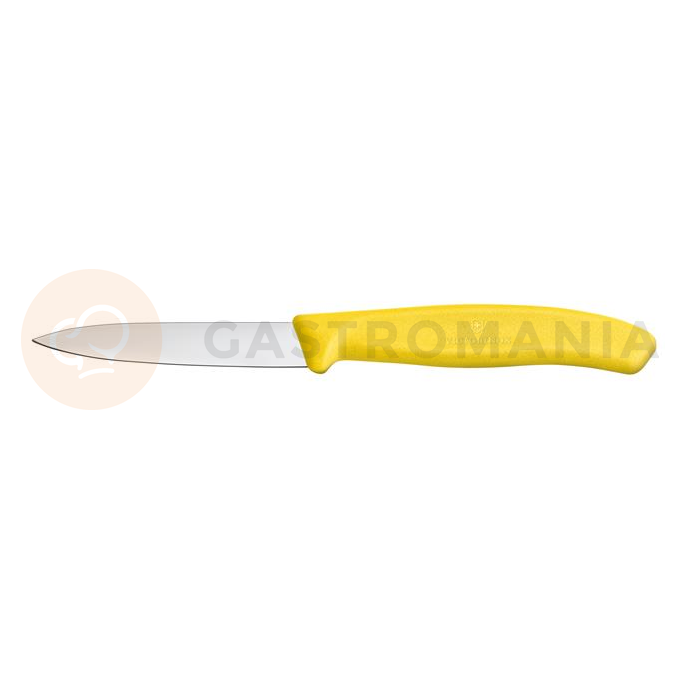 Nôž na zeleninu, hladký, 8 cm, žltý | VICTORINOX, Swiss Classic, 6.7606.L118