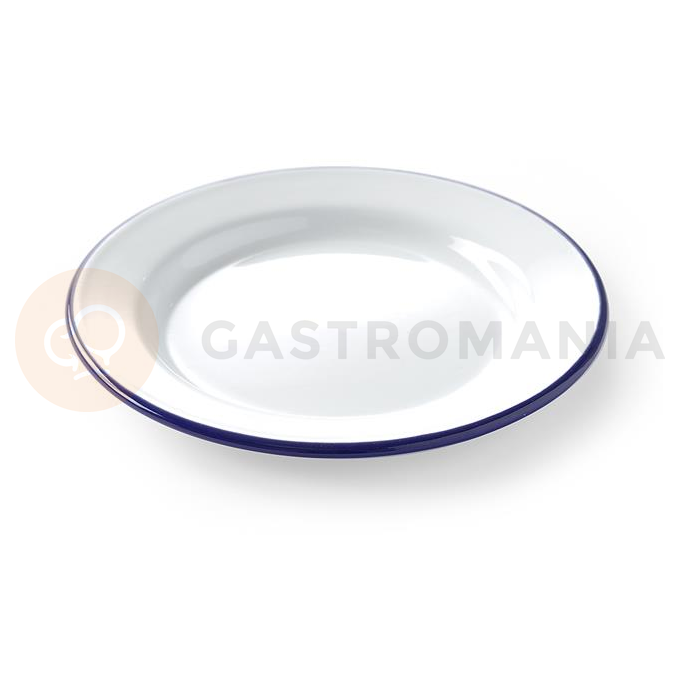 Smaltovaný plytký tanier, priemer 200 mm | HENDI, 621226
