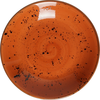 Hlboký tanier z porcelánu, Ø 23 cm, oranžový | FINE DINE, Kolory Ziemi Dahlia