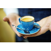 Šálka na espresso z porcelánu, 0,075 l, modrá | FINE DINE, Kolory Ziemi Iris