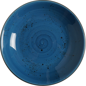 Hlboký tanier z porcelánu, Ø 23 cm, modrý | FINE DINE, Kolory Ziemi Iris