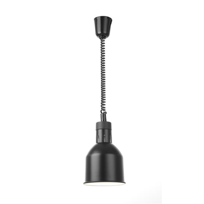 Ohrievacia lampa visiaca, Ø 175x(h)250 mm, čierna | HENDI, 273852