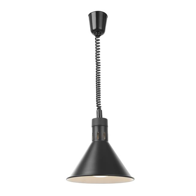 Ohrievacia lampa visiaca, Ø 275x(h)250 mm, čierna | HENDI, 273845