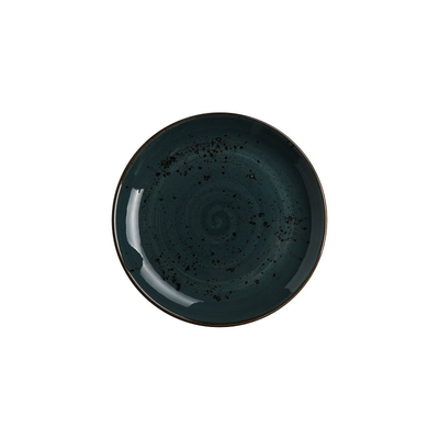 Plytký tanier z porcelánu, Ø 19 cm, šedý | FINE DINE, Kolory Ziemi Arando