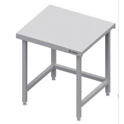 Vnútorný stôl pod pokladňu, vrchná doska z nerezovej ocele | STALGAST, ST 134