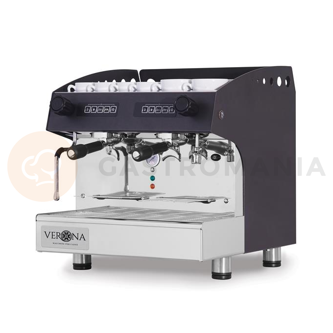Kávovar JULIA Compact, dvojpákový, automatický, čierny | VERONA, 207499