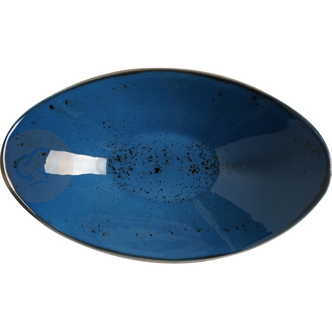 Miska z porcelánu, 25x16 cm, modrá | FINE DINE, Kolory Ziemi Iris