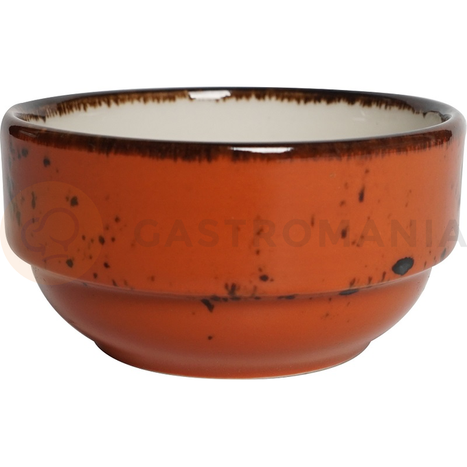 Miska z porcelánu, Ø 16 cm, oranžová | FINE DINE, Kolory Ziemi Dahlia