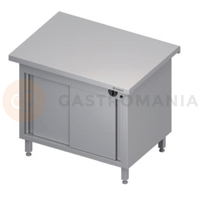 Ohrievací stôl, vrchná doska z nerezovej ocele, 1000x735x880 mm | STALGAST, ST 230