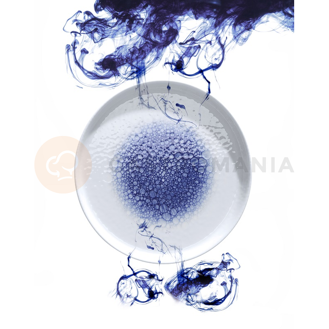 Plytký tanier z porcelánu, Ø 27 cm, bielo-modrý | FINE DINE, Serenity