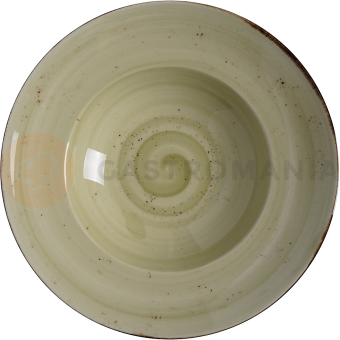 Tanier na cestoviny z porcelánu, Ø 27 cm, olivový | FINE DINE, Kolory Ziemi Olive