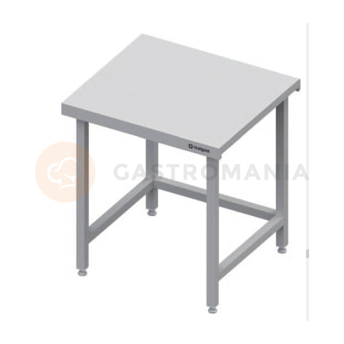 Vnútorný stôl pod pokladňu, vrchná doska z nerezovej ocele | STALGAST, ST 134