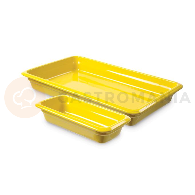 Porcelánová nádoba GN 1/1 65 mm, žltá | FINE DINE, 783375