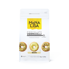 Čokoládová ryža z biele čokolády, 5 - 12 mm Vermicelli White, 1 kg balenie | MONA LISA, CHW-VR-1Z5-E0-U68