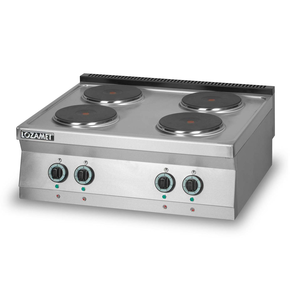 Elektrický sporák 4 platničky, 10,4 kW, 800x700x280 mm | LOZAMET, L700.KEO4