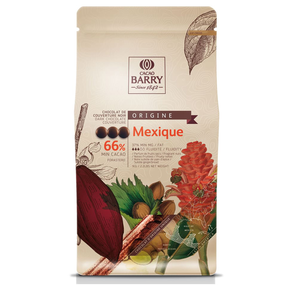 Horká čokoláda - kuvertura Mexique Origine 66%, 2,5 kg balenie | CACAO BARRY, CHD-N66MEX-E4-U70