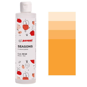 Prírodné farbivo, koncentrát z kakaového masla - oranžové, 200 g - NC06 | PAVONI, Seasons