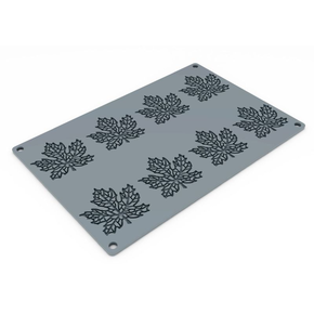 Silikónová forma na chuťovky, javorový list, 8 x jamôk, 300x200 mm, 3 ml - GG049S | PAVONI, Maple