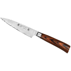 Univerzálny nôž, 12 cm | TAMAHAGANE, Tsubame Brown