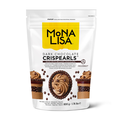 Dekoračné posypové guličky Crispearls&amp;#x2122; v horkej čokoláde, 0,8 kg | MONA LISA, CHD-CC-CRISPE0-02B